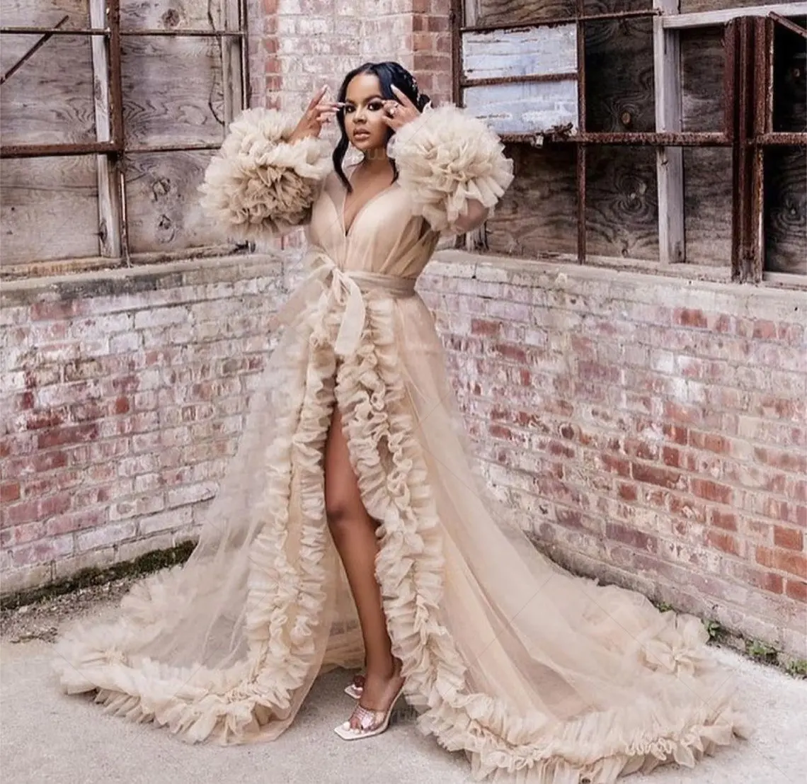 Women'S Formal Wear Wedding - Bridal Prom Dress Fluffy Tulle Dresses