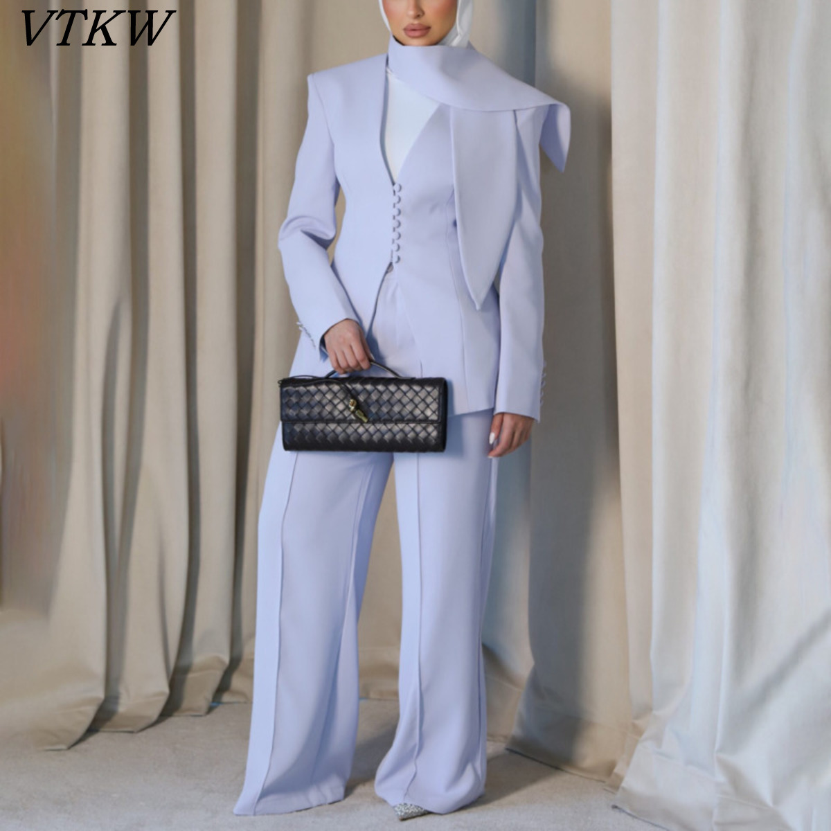 Women'S Formal Wear With Pants - VTKW 2026 New Women 3 Piece