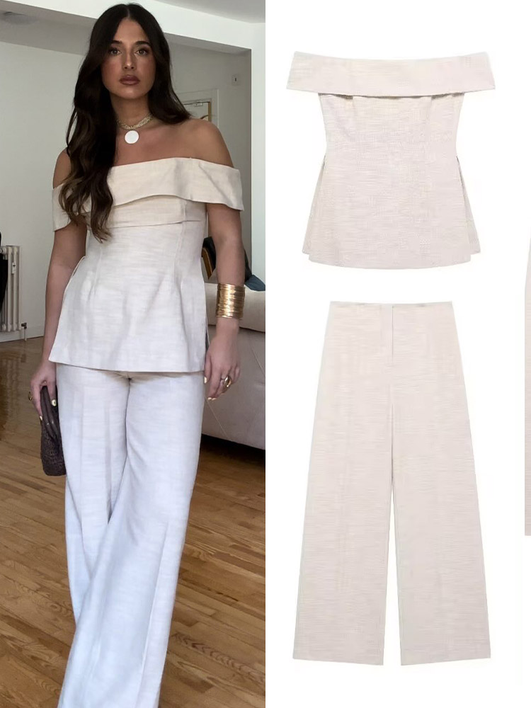 Women'S Formal Wear With Pants - HH Women High-Waisted Zip-up Loose Trousers+2024