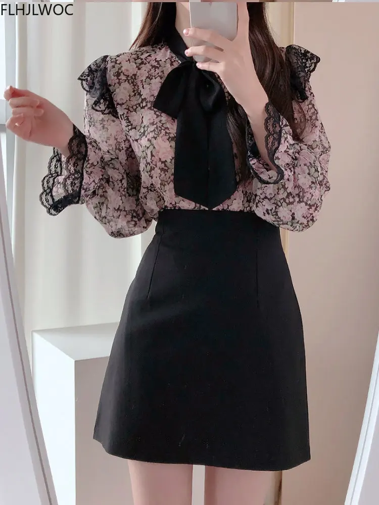 Retro Vintage Black Lace Bow T - огляд і ціна Formal Wear Japan Women