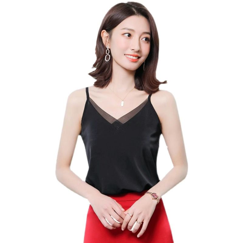 New style ice silk camisole bl - огляд і ціна Women Formal Office Wear Tops