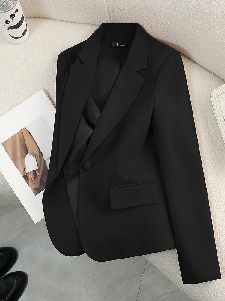 Women Blazer Ladies Red Green  - огляд і ціна Women Formal Wear With Black Blazer