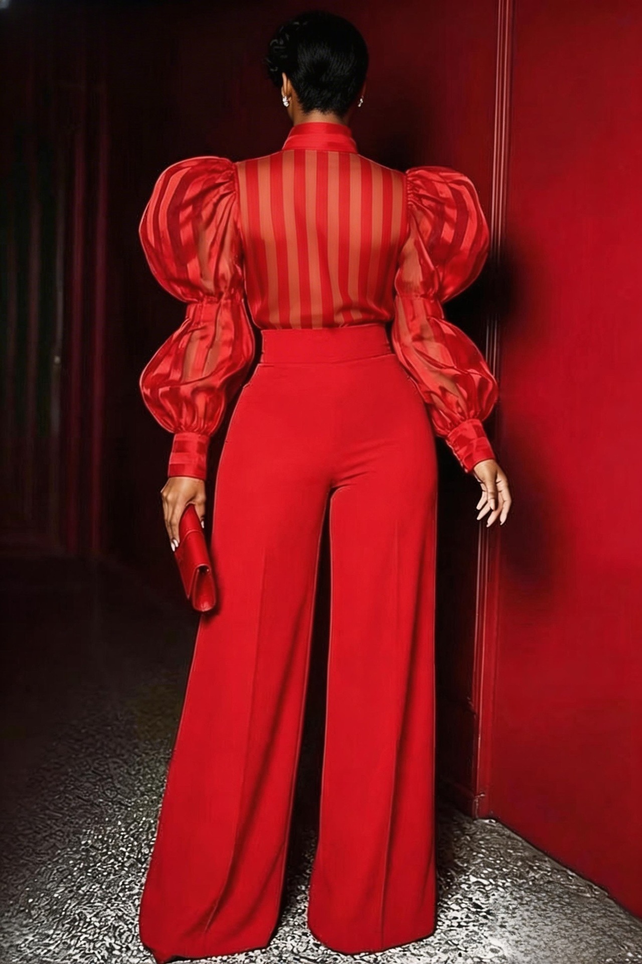 Plus Size Front Seam Wide Leg  - огляд і ціна Women'S Formal Wear With Pants