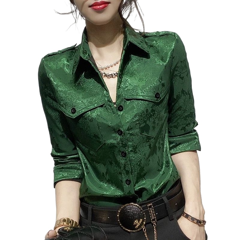 Female Tops Spring and Autumn  - огляд і ціна Women Formal Office Wear Tops