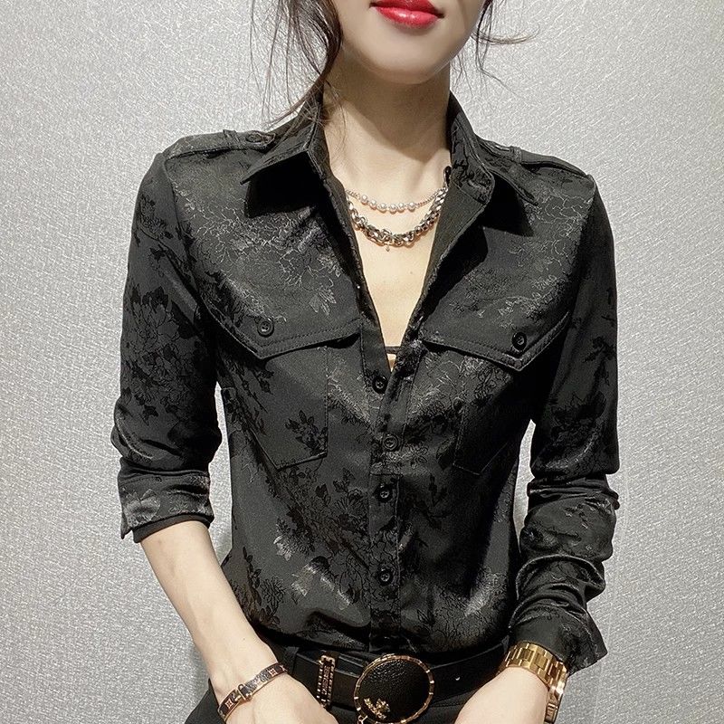 Female Tops Spring and Autumn  - огляд і ціна Women Formal Office Wear Tops