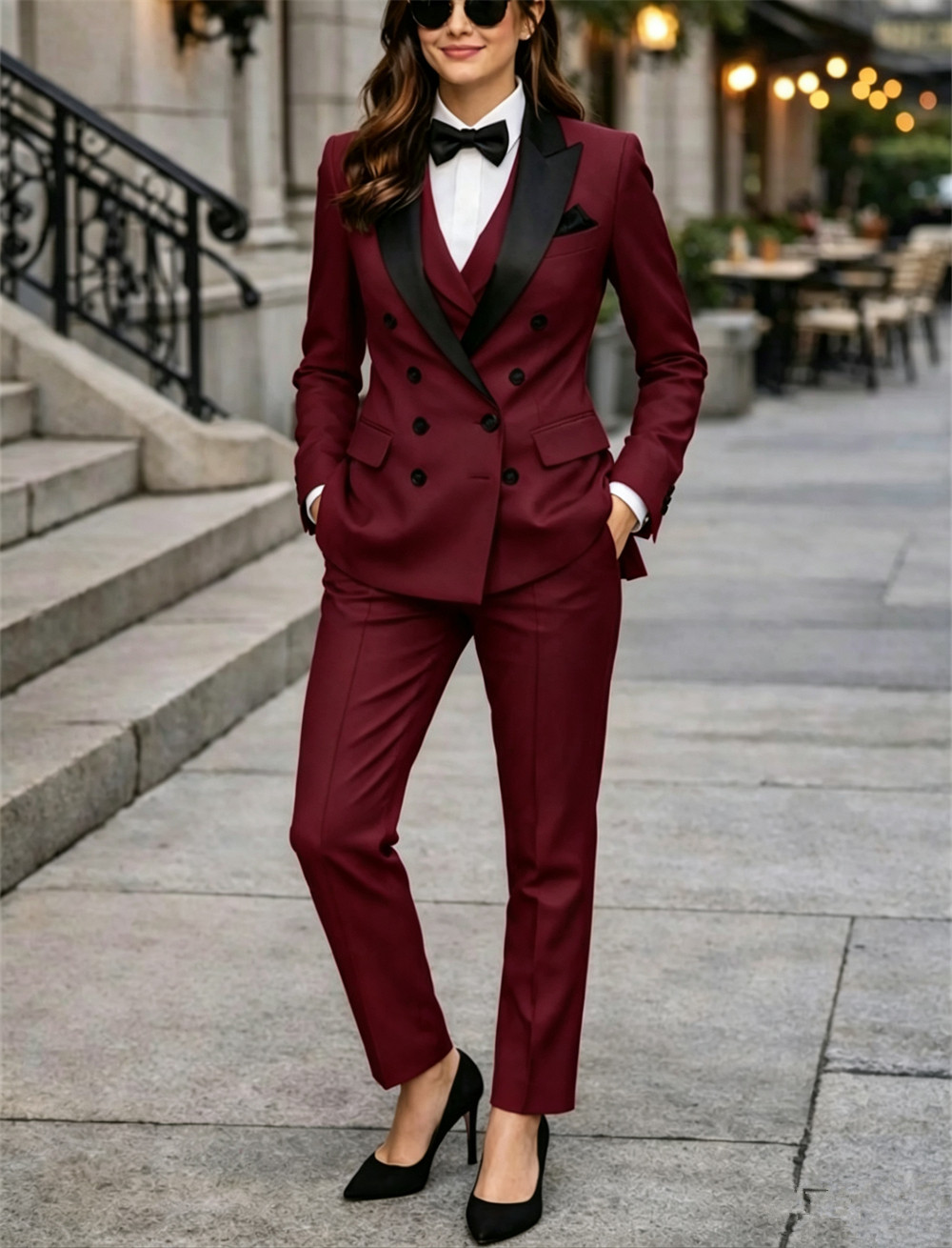 Double Breasted Women's Suits  - огляд і ціна Women Formal Wear Vest