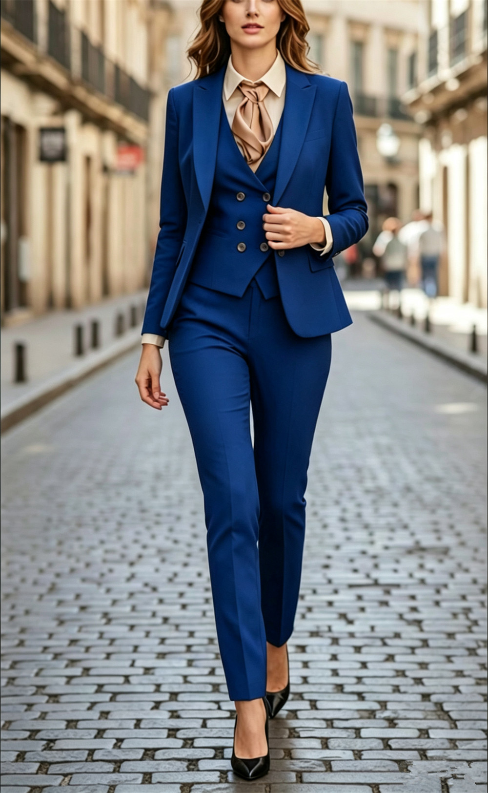 Women’s Black 3 Pieces Suit Se - огляд і ціна Women Formal Wear Vest