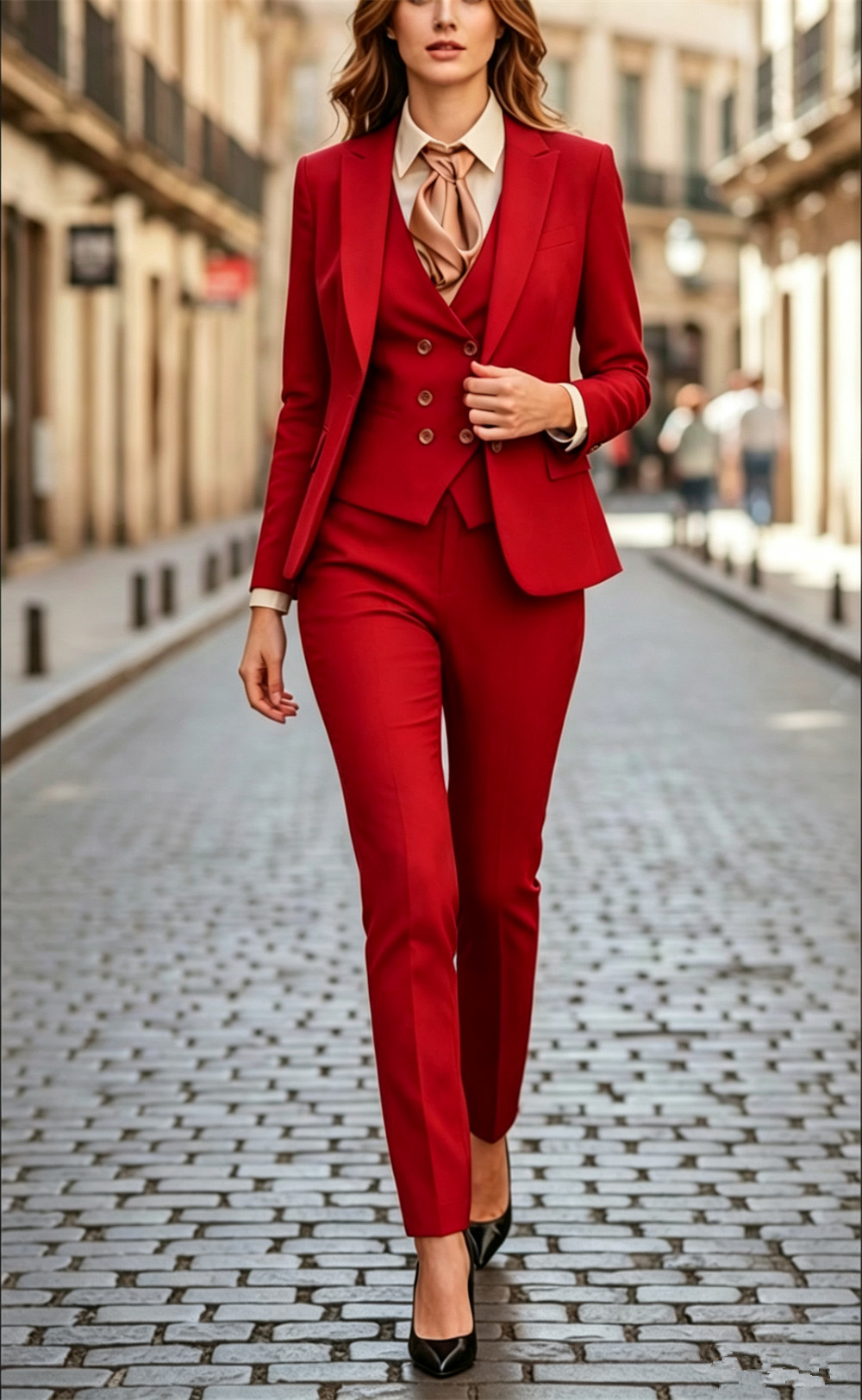 Women’s Black 3 Pieces Suit Se - огляд і ціна Women Formal Wear Vest