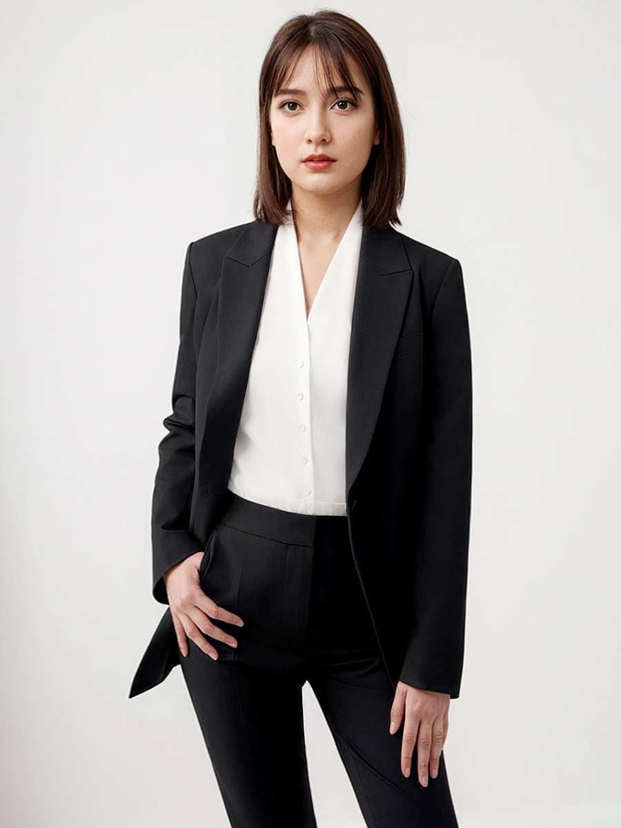 Women Suits Set Blazer Pant Of - огляд і ціна Women Formal Wear With Black Blazer
