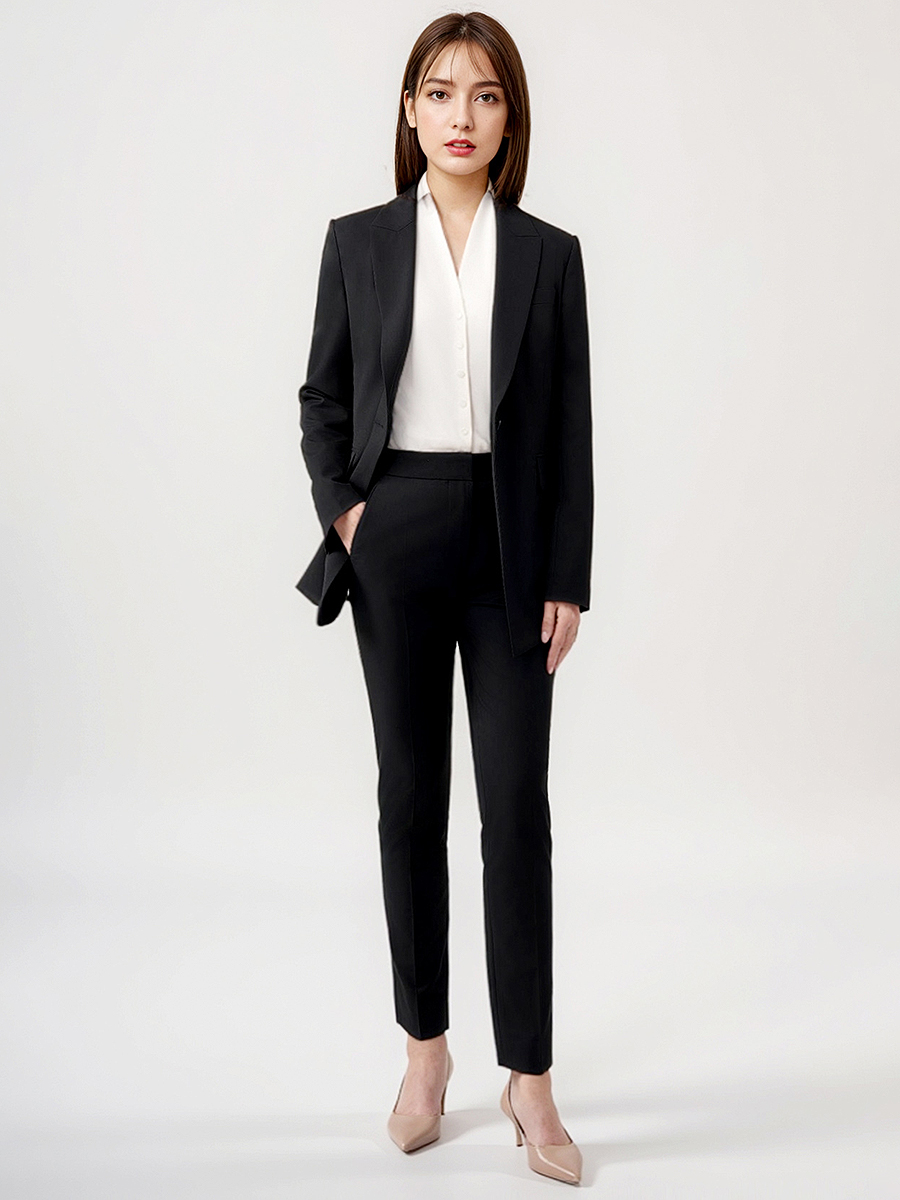 Women Suits Set Blazer Pant Of - огляд і ціна Women Formal Wear With Black Blazer