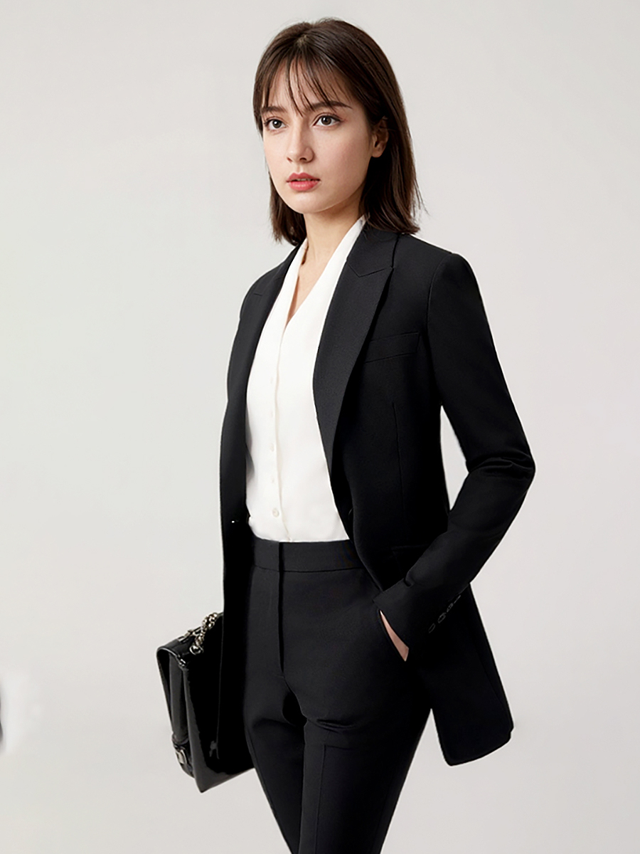 Women Suits Set Blazer Pant Of - огляд і ціна Women Formal Wear With Black Blazer