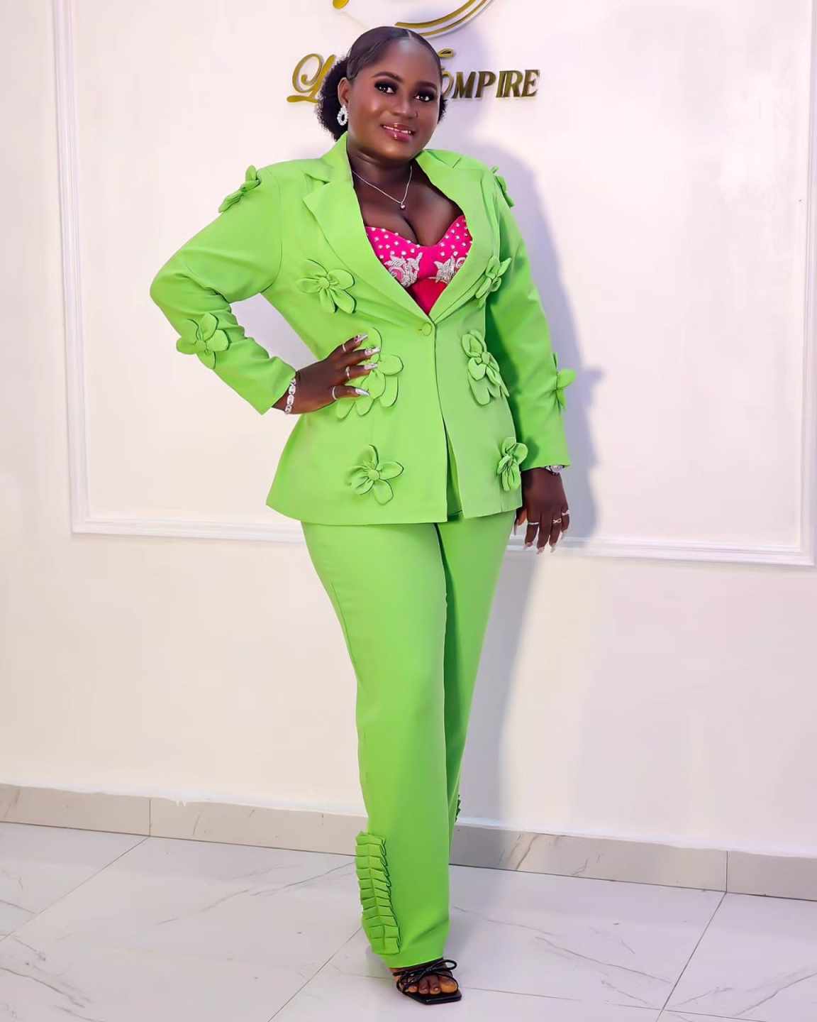 Plus Size Green Women Blazer S - огляд і ціна Women'S Formal Wear Plus Size