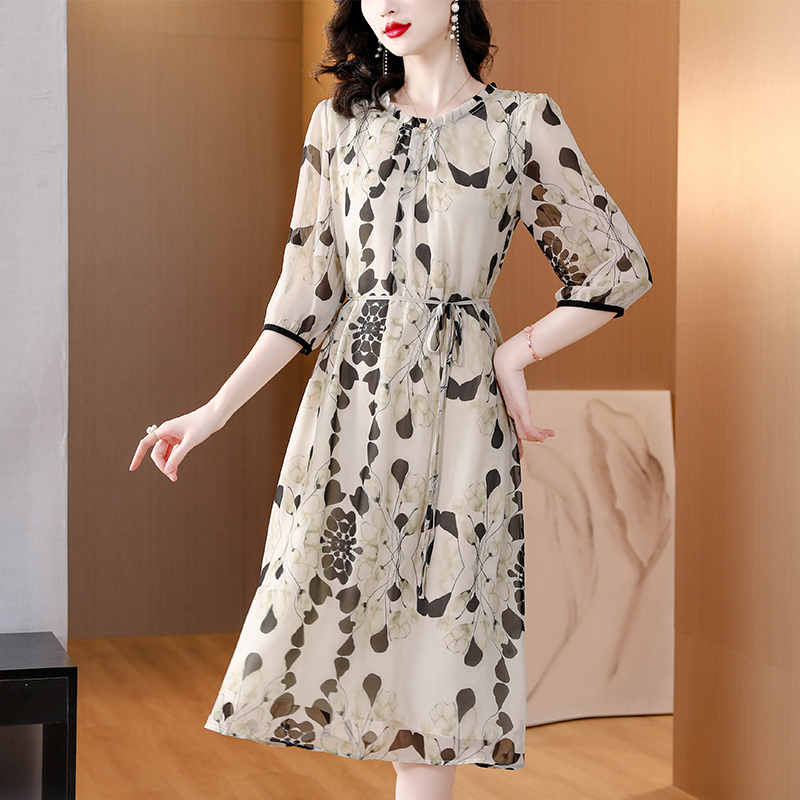 Summer Floral White Silk Beach - огляд і ціна Women Formal Office Wear Tops