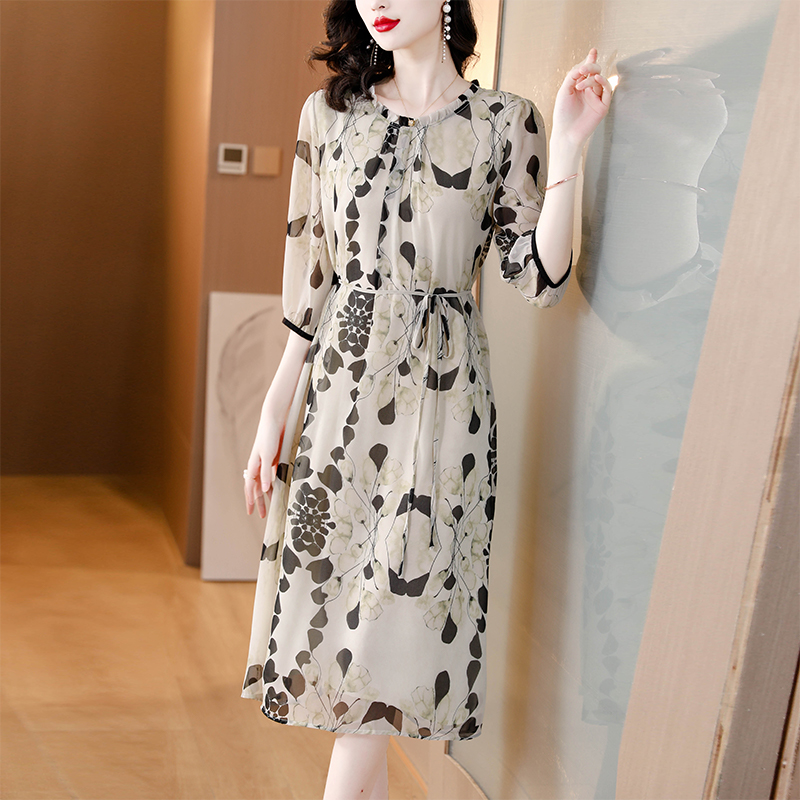 Summer Floral White Silk Beach - огляд і ціна Women Formal Office Wear Tops