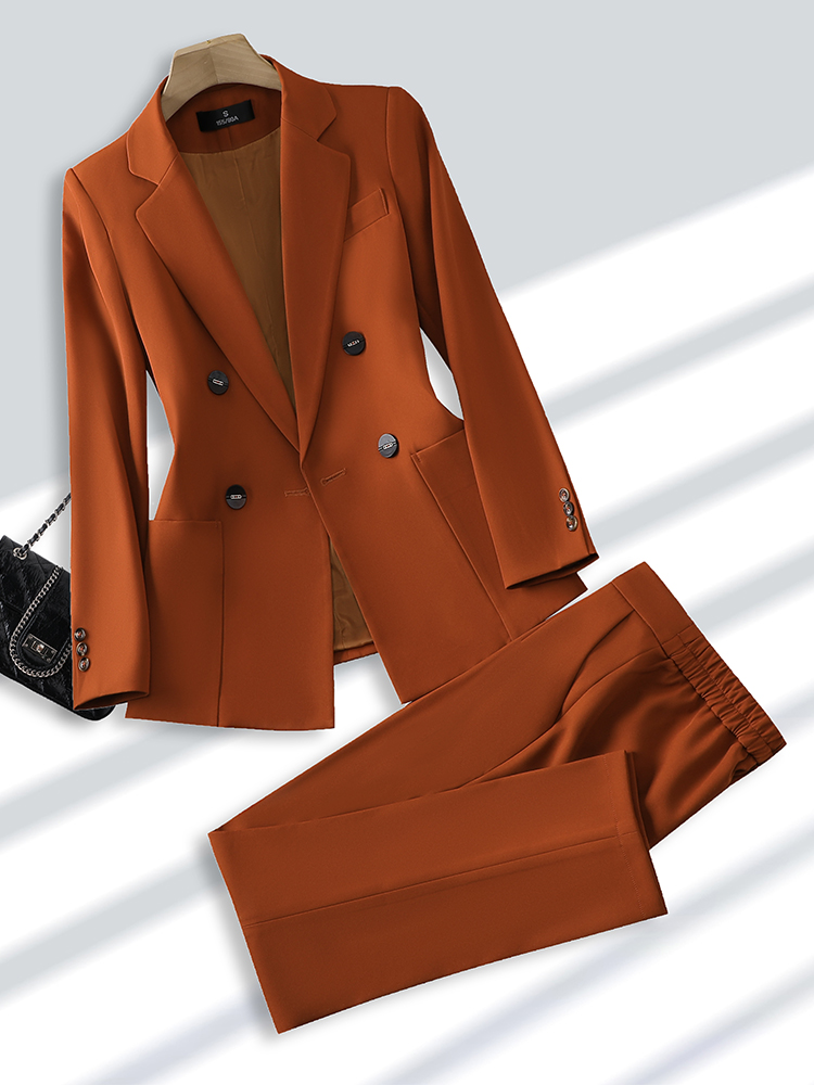 Fashion Ladies Pant Suit Forma - огляд і ціна Women Formal Wear With Black Blazer