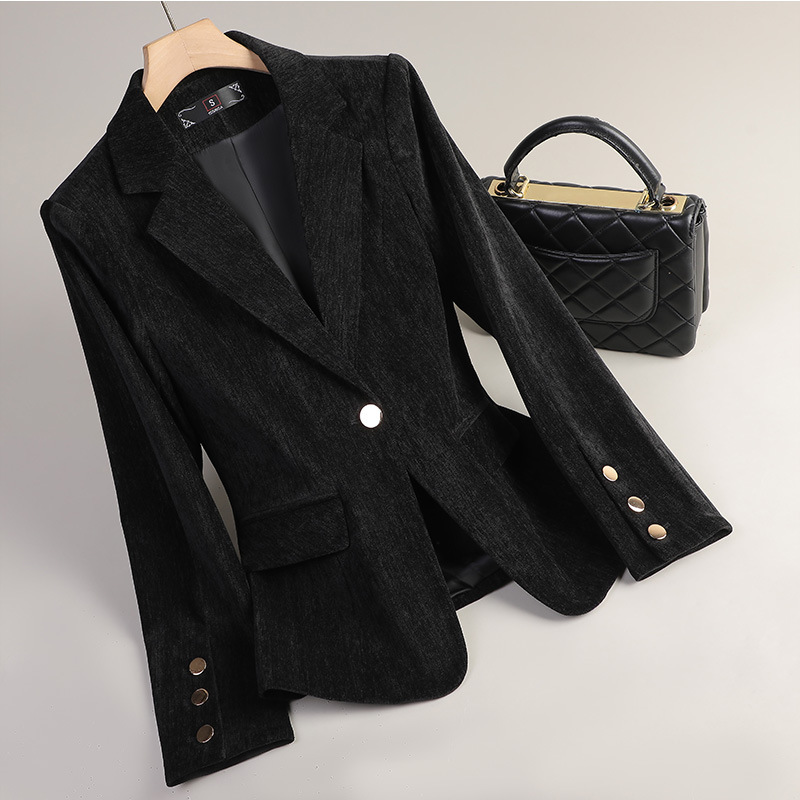 Yellow Gold Velvet Blazer Wome - огляд і ціна Women Formal Wear Blazers