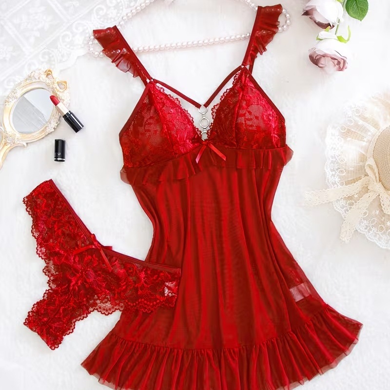 2026 New Red Sexy Lingerie Set - огляд і ціна Women'S Formal Wear Wedding