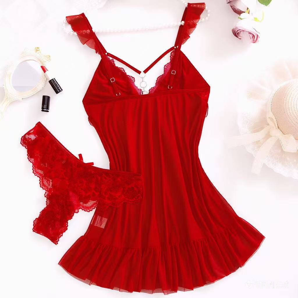 2026 New Red Sexy Lingerie Set - огляд і ціна Women'S Formal Wear Wedding