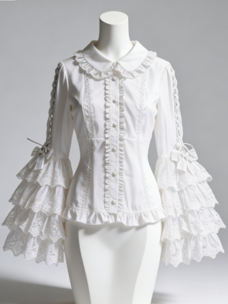 Sweet Lolita Blouse Lace Trim  - огляд і ціна Formal Wear Japan Women