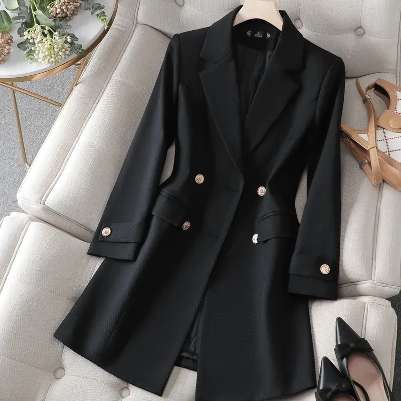 Autumn Winter Jacket Women Lon - огляд і ціна Women Formal Wear Blazers