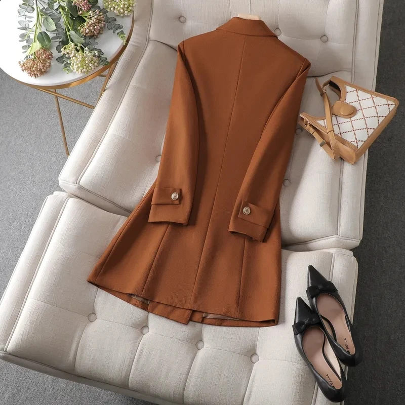 Autumn Winter Jacket Women Lon - огляд і ціна Women Formal Wear Blazers