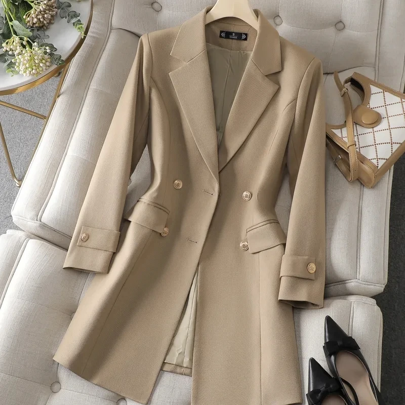 Autumn Winter Jacket Women Lon - огляд і ціна Women Formal Wear Blazers