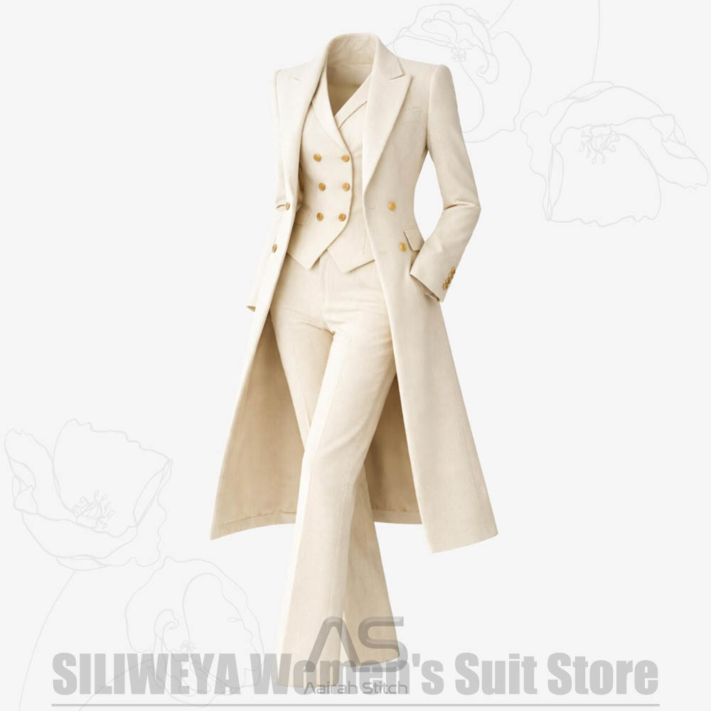 Women's Suit 3 Piece Double Br - огляд і ціна Women'S Formal Wear With Pants