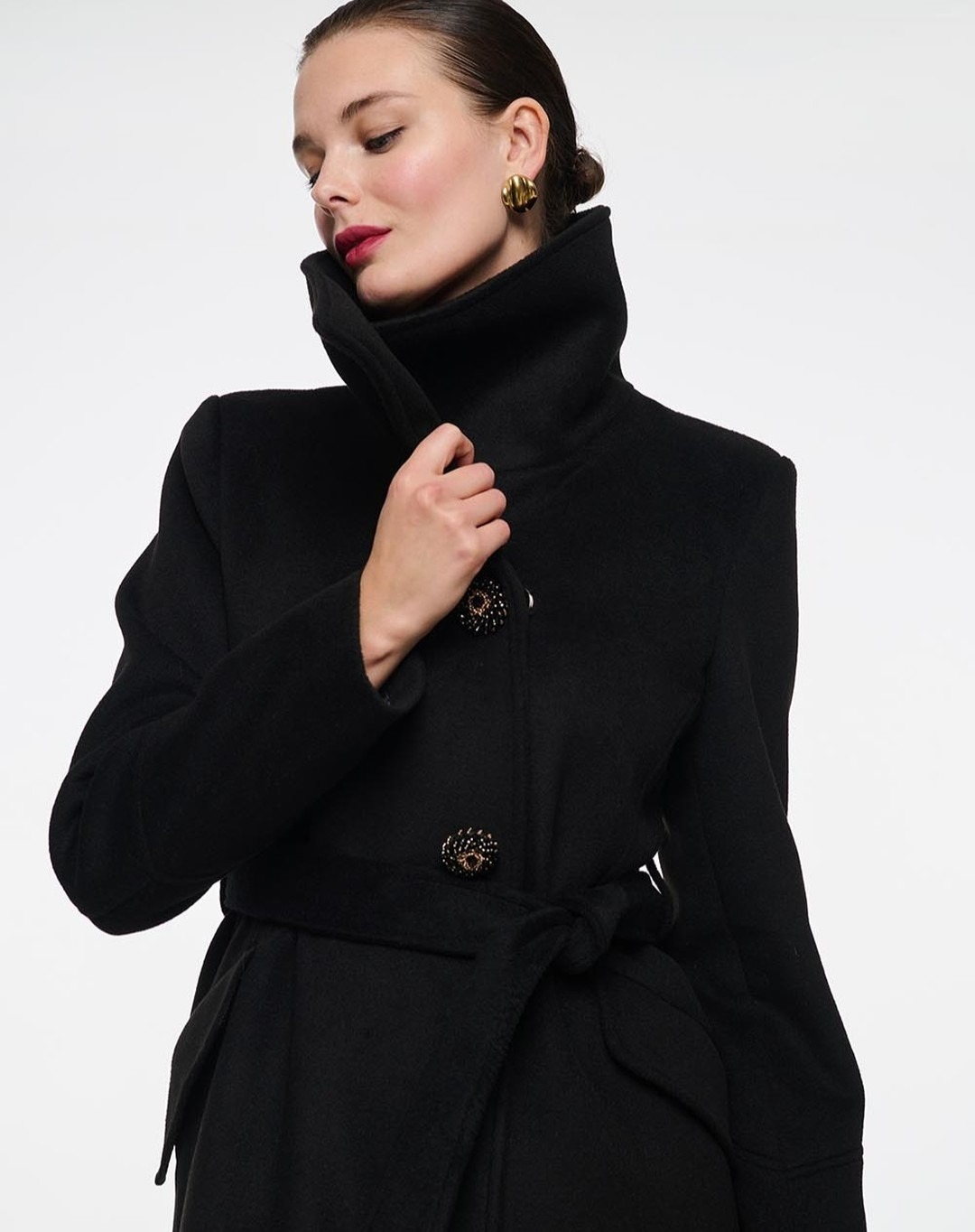 Vintage Black Stand Collar Wom - огляд і ціна Vintage Women'S Formal Wear