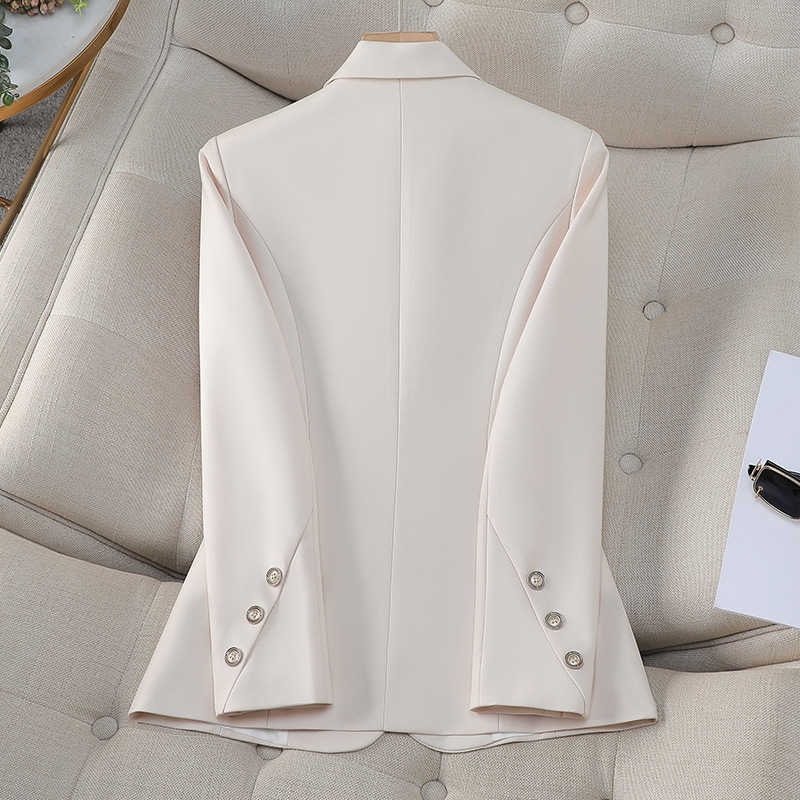 Women Double Breasted Solid Bl - огляд і ціна Women Formal Wear With Black Blazer