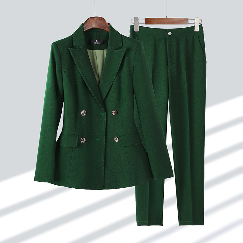 Fashion Ladies Pant Suit Forma - огляд і ціна Women Formal Wear With Black Blazer