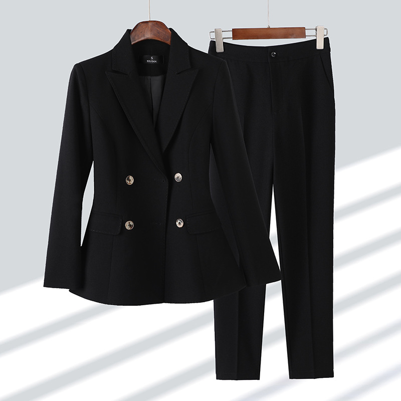 Fashion Ladies Pant Suit Forma - огляд і ціна Women Formal Wear With Black Blazer