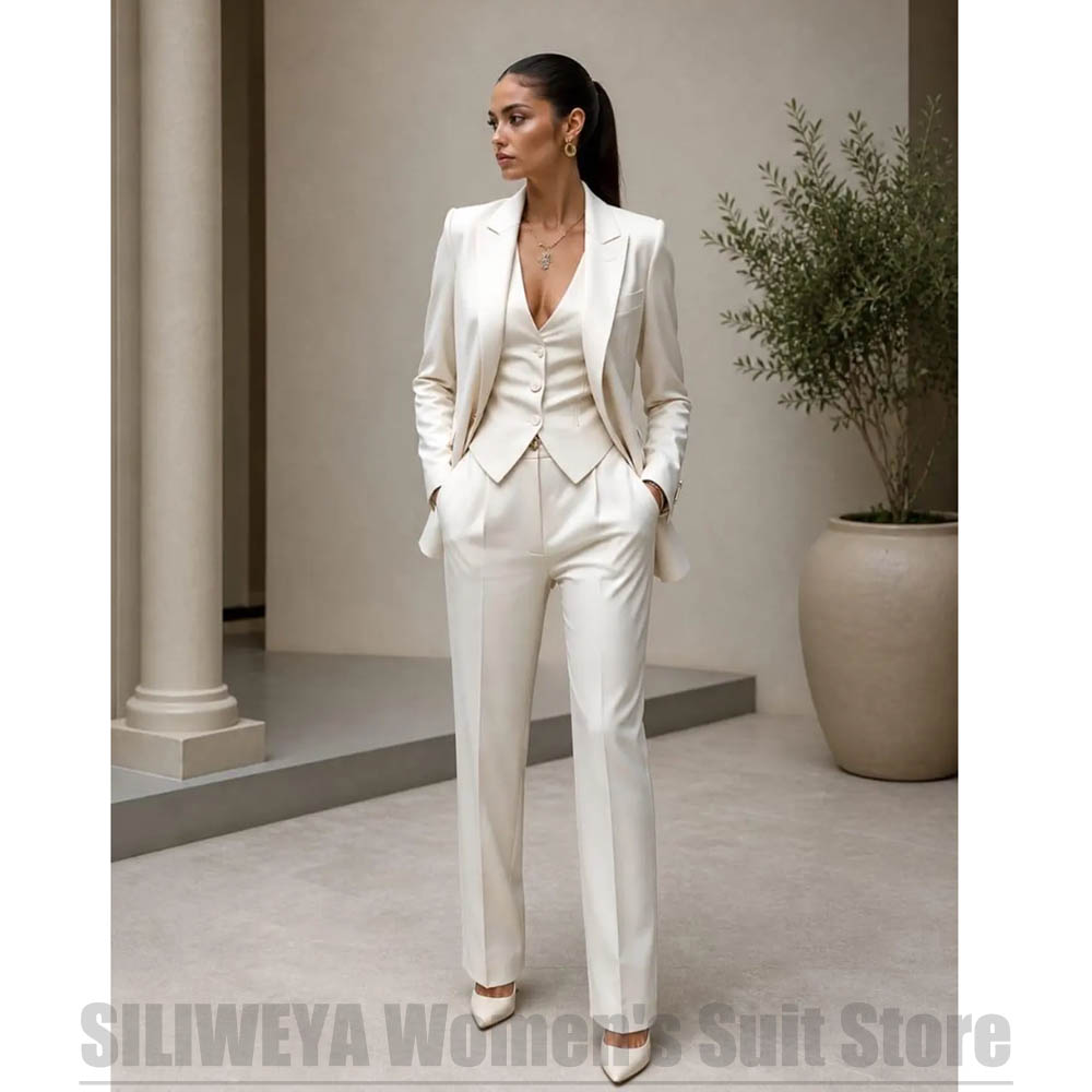 Women 3 Piece Suit Set Blazer  - огляд і ціна Women'S Formal Wear Wedding
