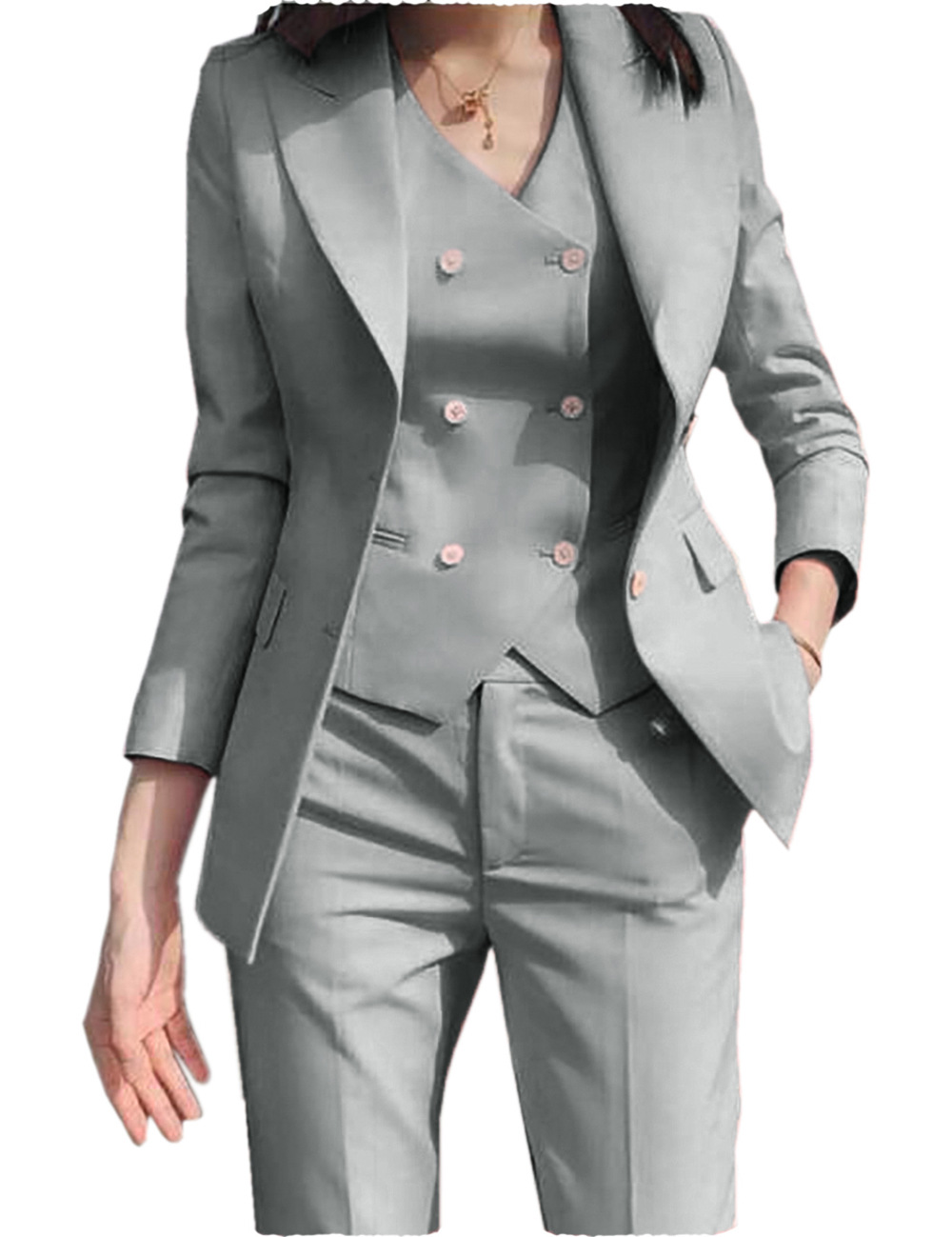 Fall Outfits Suit Jacket Three - огляд і ціна Women Formal Wear Blazers